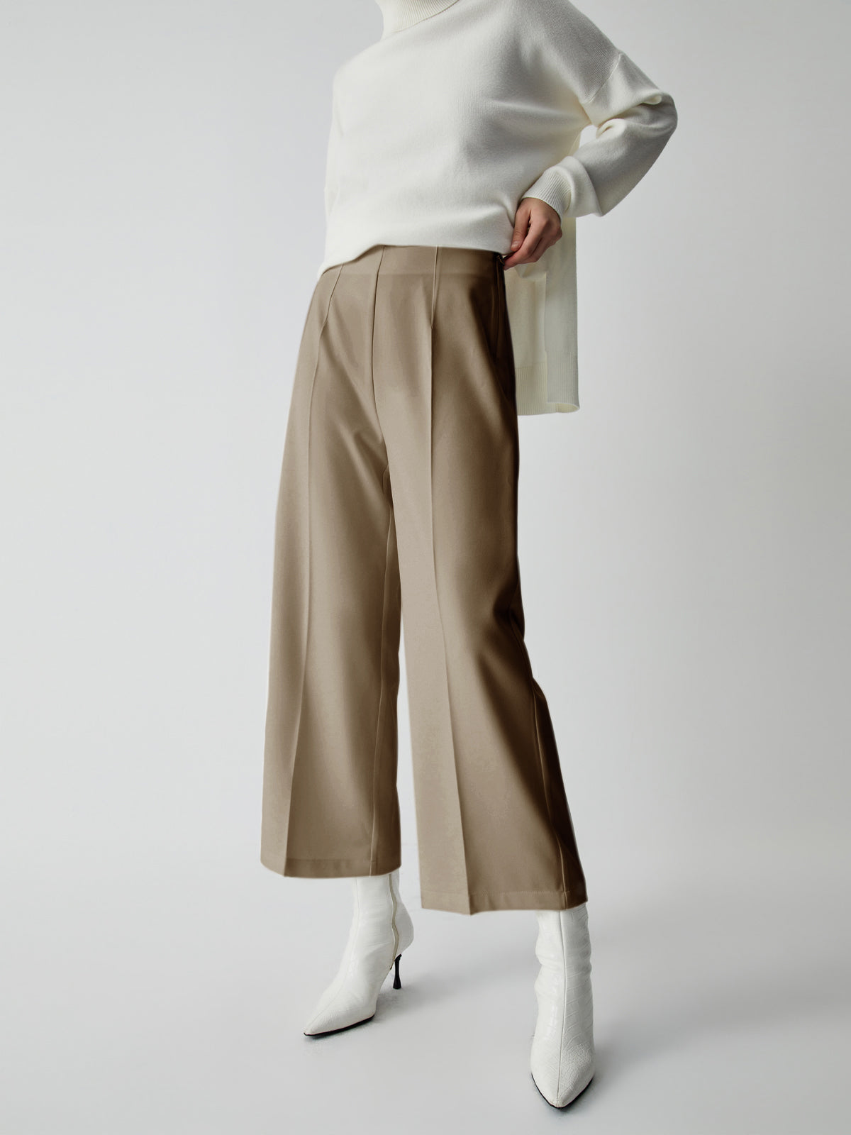 Clara | Elegante Culotte-Hose mit weitem Bein