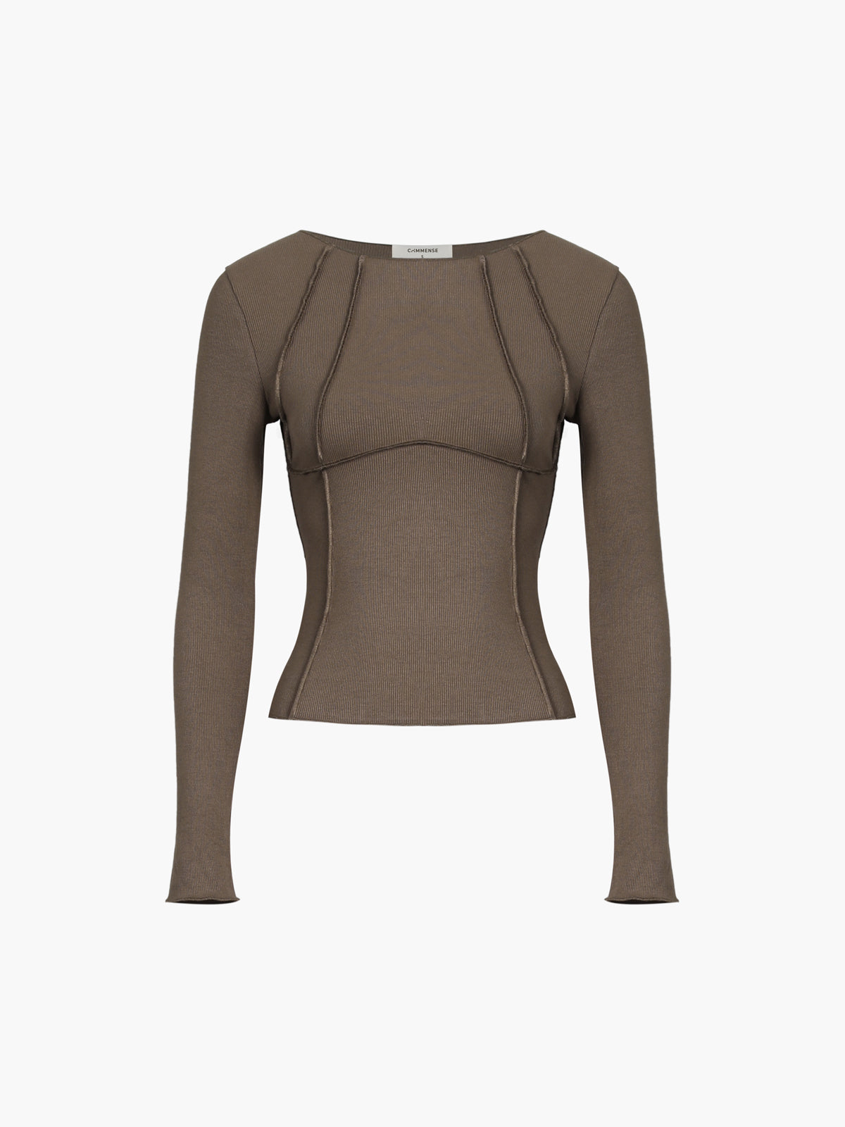 Clara | Elegantes Langarm-Top mit Paspel