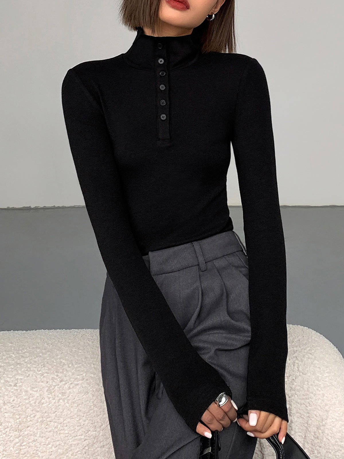 Max | Elegantes Button-up Langarmhemd