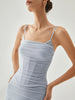 Anneliese | Elegantes, drapiertes Maxi-Tankkleid mit Schlitz