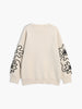 Clara | Übergroßer Pullover mit Blumenmuster