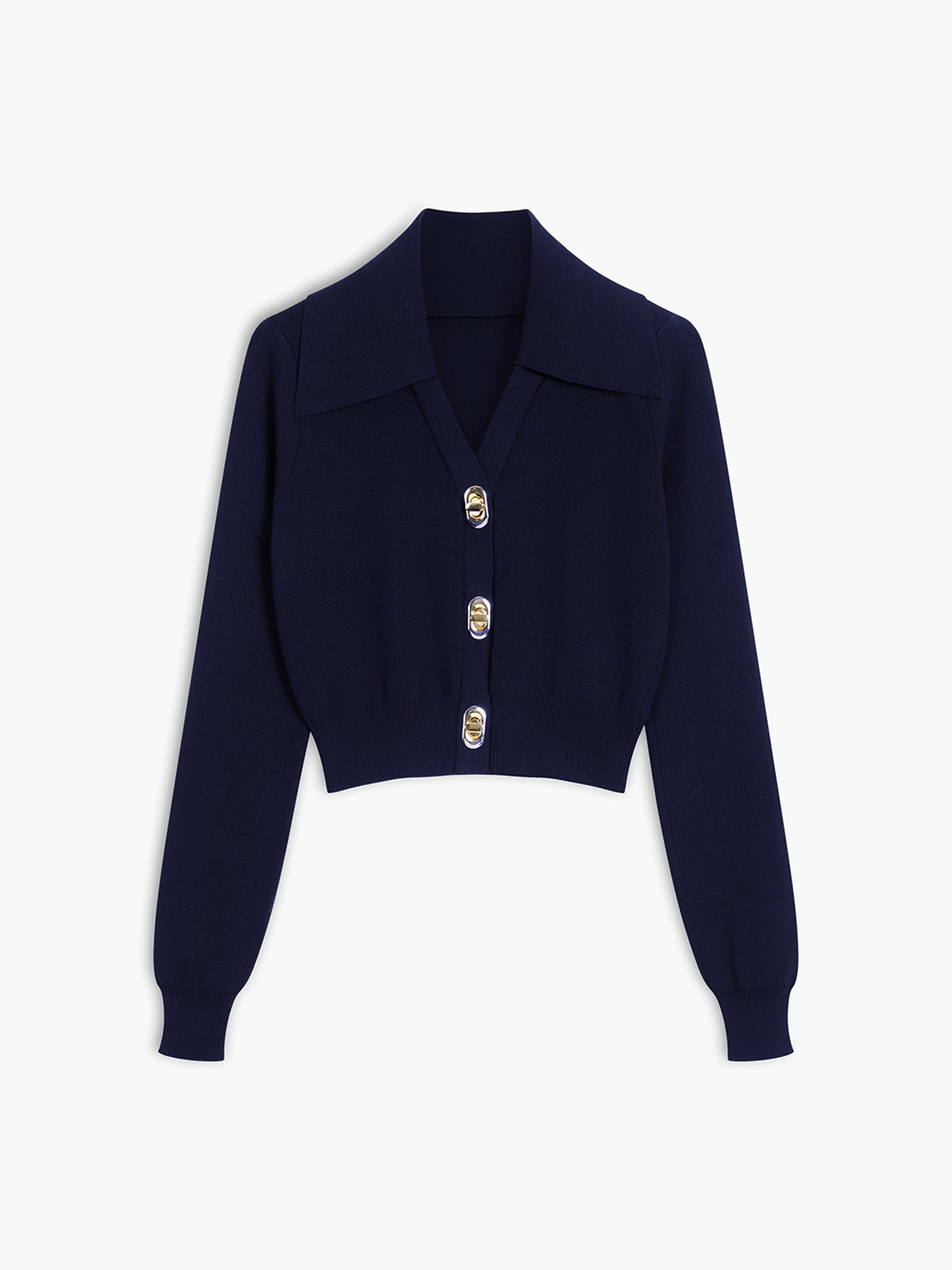 Stilvoller Komfort | Buckle Up Langarm-Strickoberteil