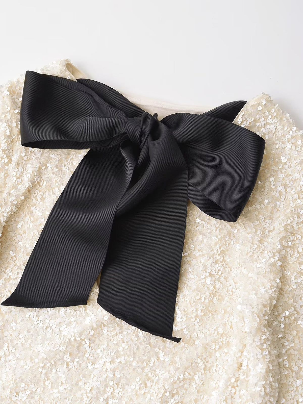 Clara | Glamouröses Pailletten-Samt-Mini-Kleid