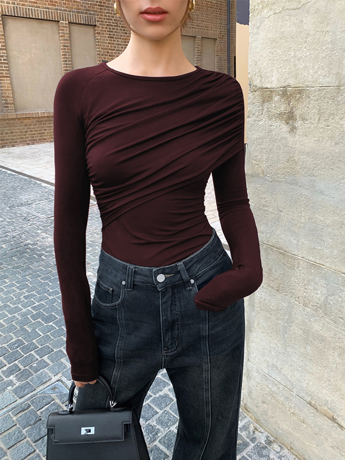 Felix | Elegantes Langärmeliges Hemd mit Plissee