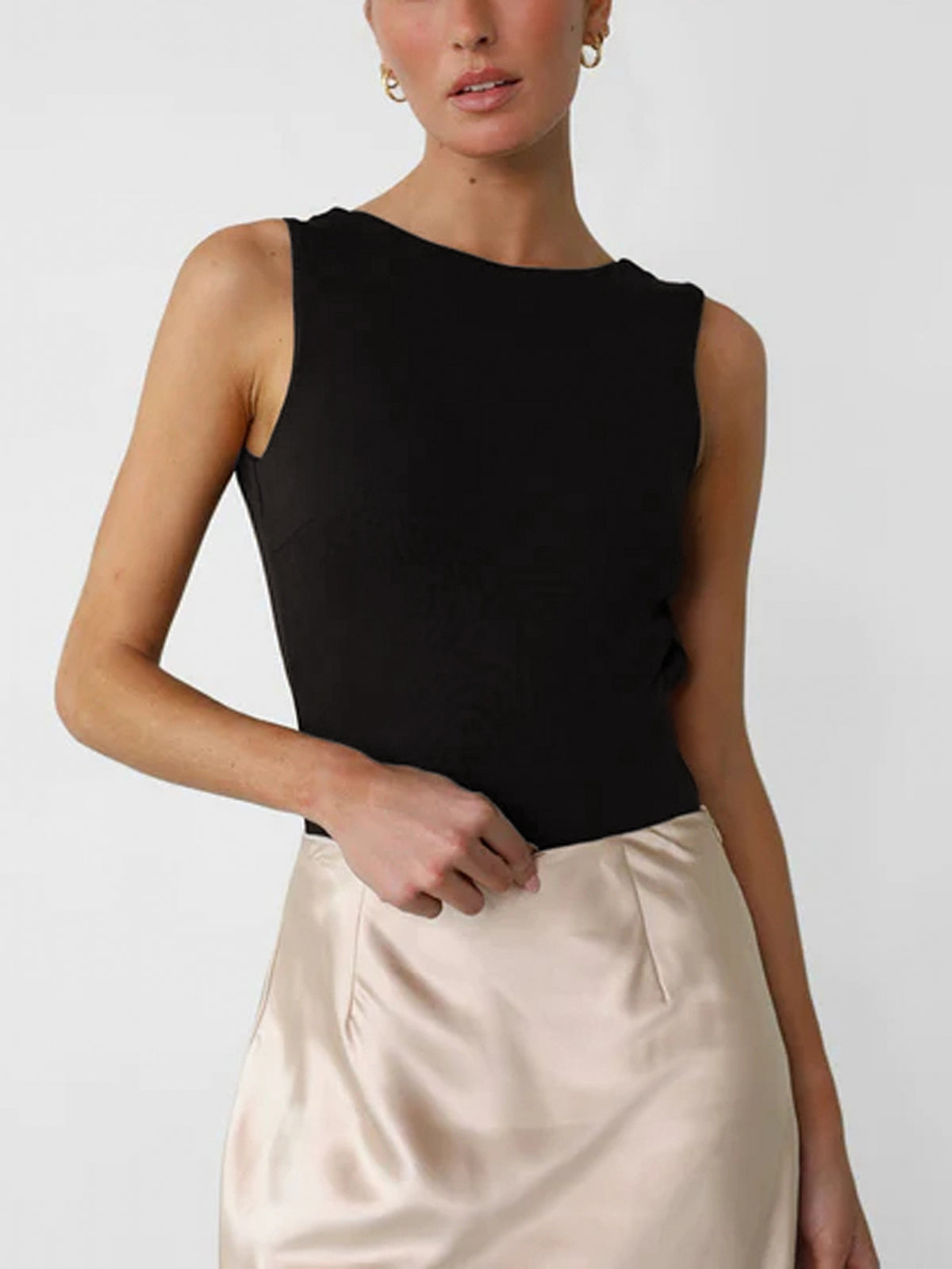 Clara | Slinky Bodysuit mit offenem Rücken