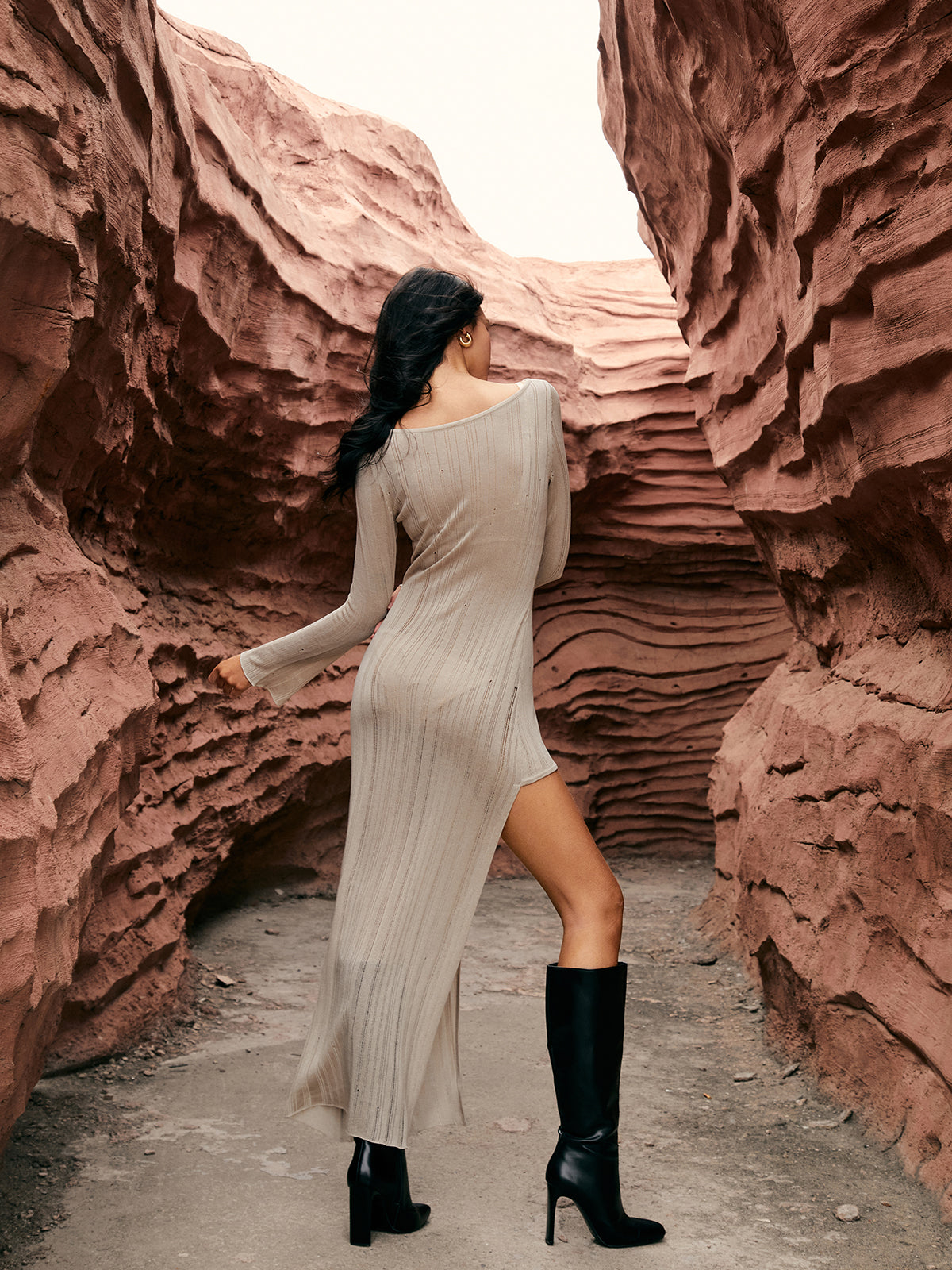 Michelle | Asymmetrisches Split-Kleid