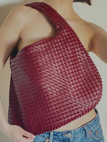 Lena | Exklusive Geflochtene Tasche