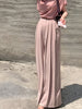 Clara | Elegante Plissierte High Waist Hose mit weitem Bein