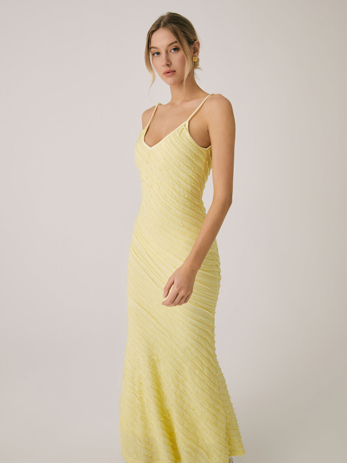 Clara | Elegantes rückenfreies Cami-Midikleid