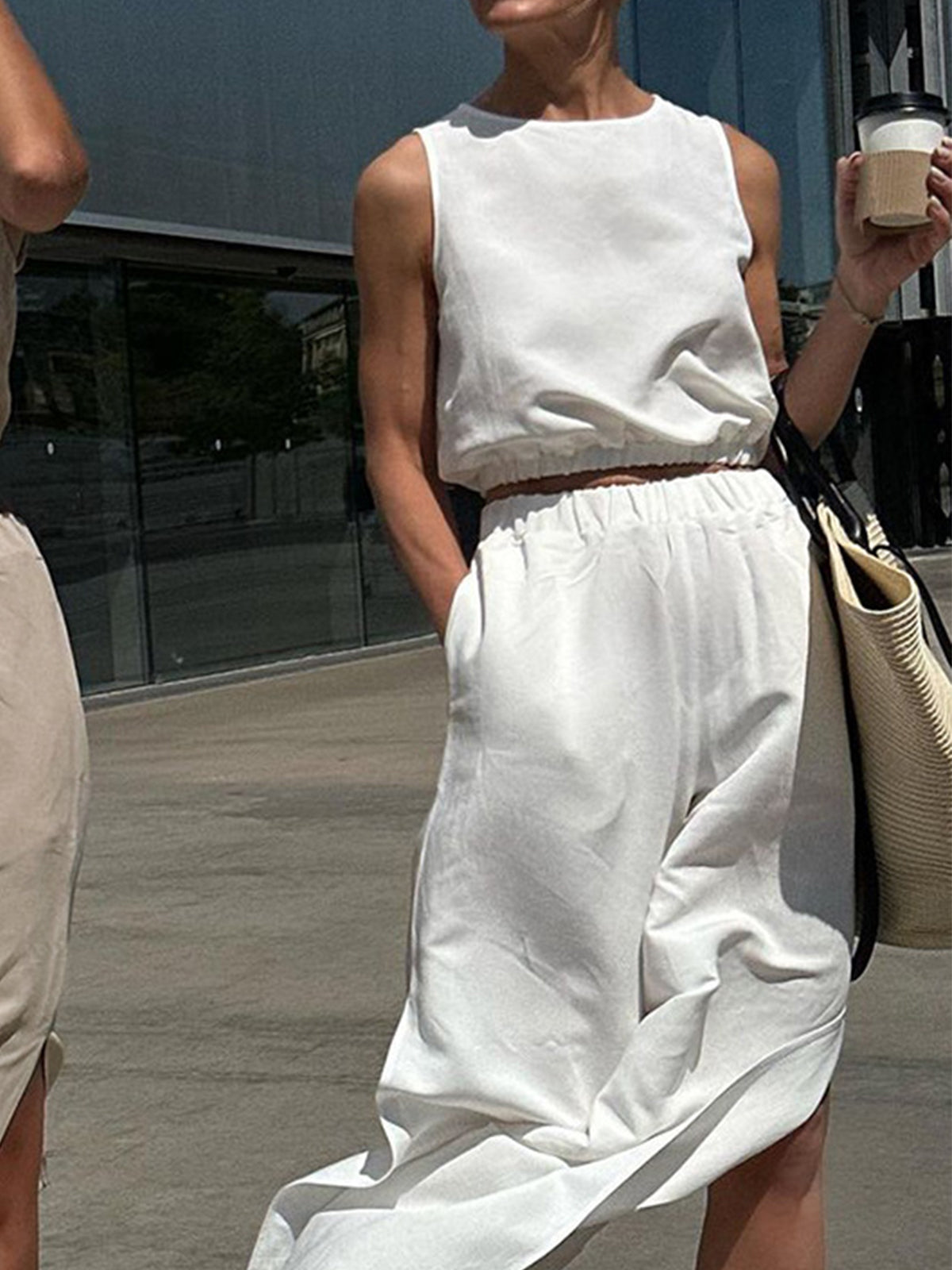 Sophie | Minimalistisches Hosenanzug-Set