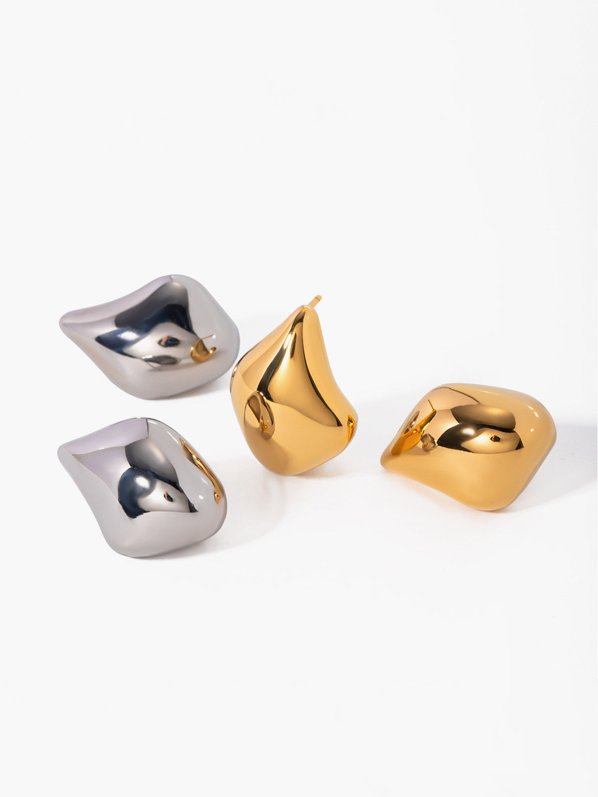 Lena | Unregelmäßig geformte Ohrringe