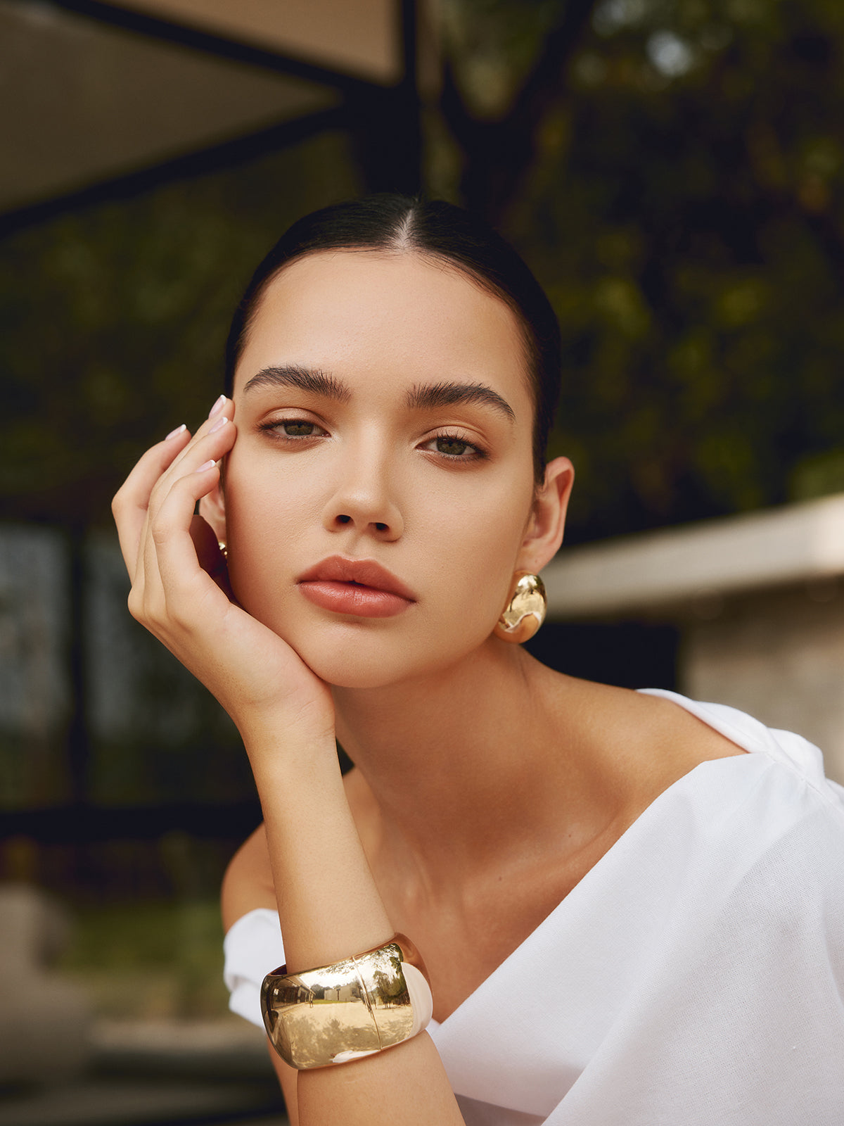 Laura | Minimalistisches Offenes Armband