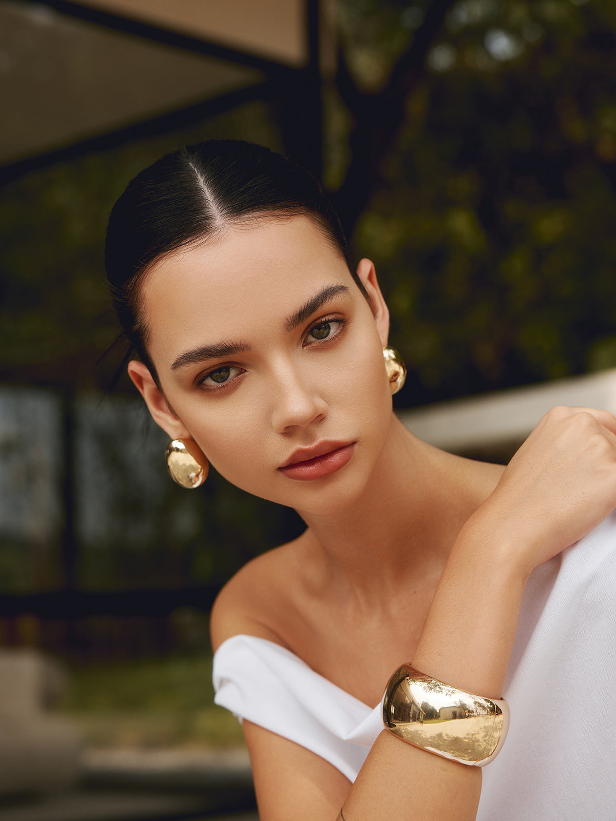 Laura | Minimalistisches Offenes Armband