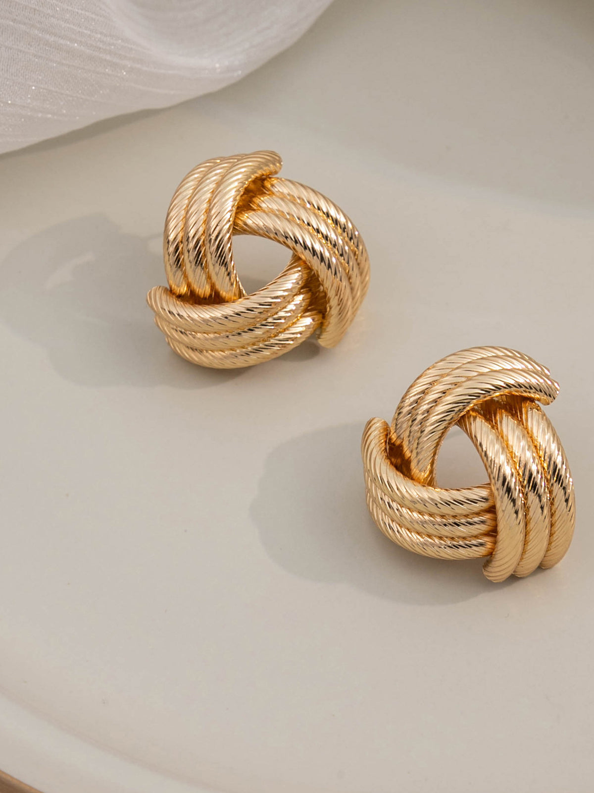 Leonie | Vintage Knotenohrringe