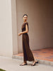 Clara | Asymmetrisches Baumwoll- und Leinenkleid