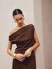 Clara | Asymmetrisches Baumwoll- und Leinenkleid