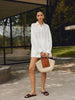 Mia | Zweifarbige Strohtasche