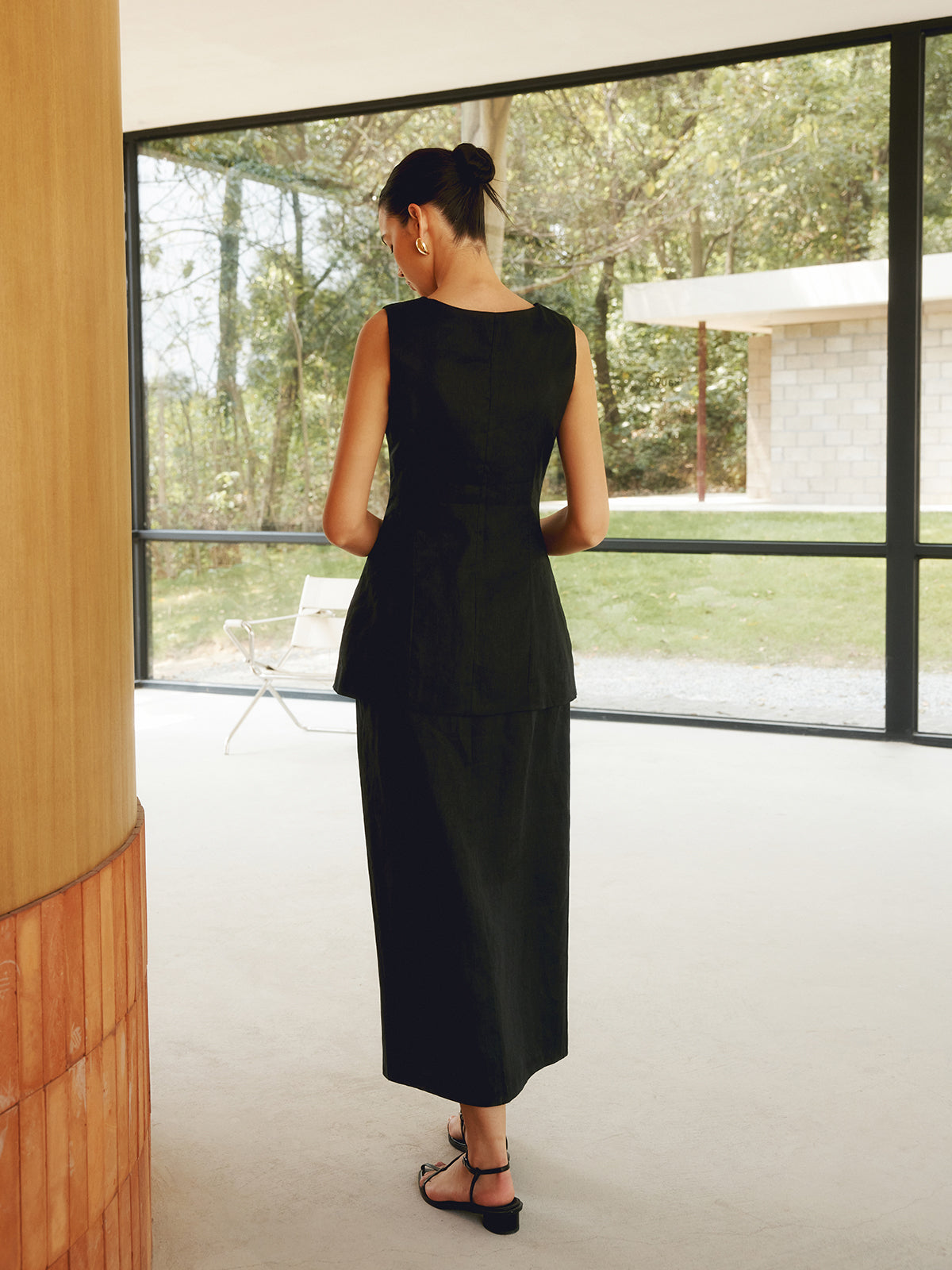 Max | Elegantes Leinen-Mix Weste