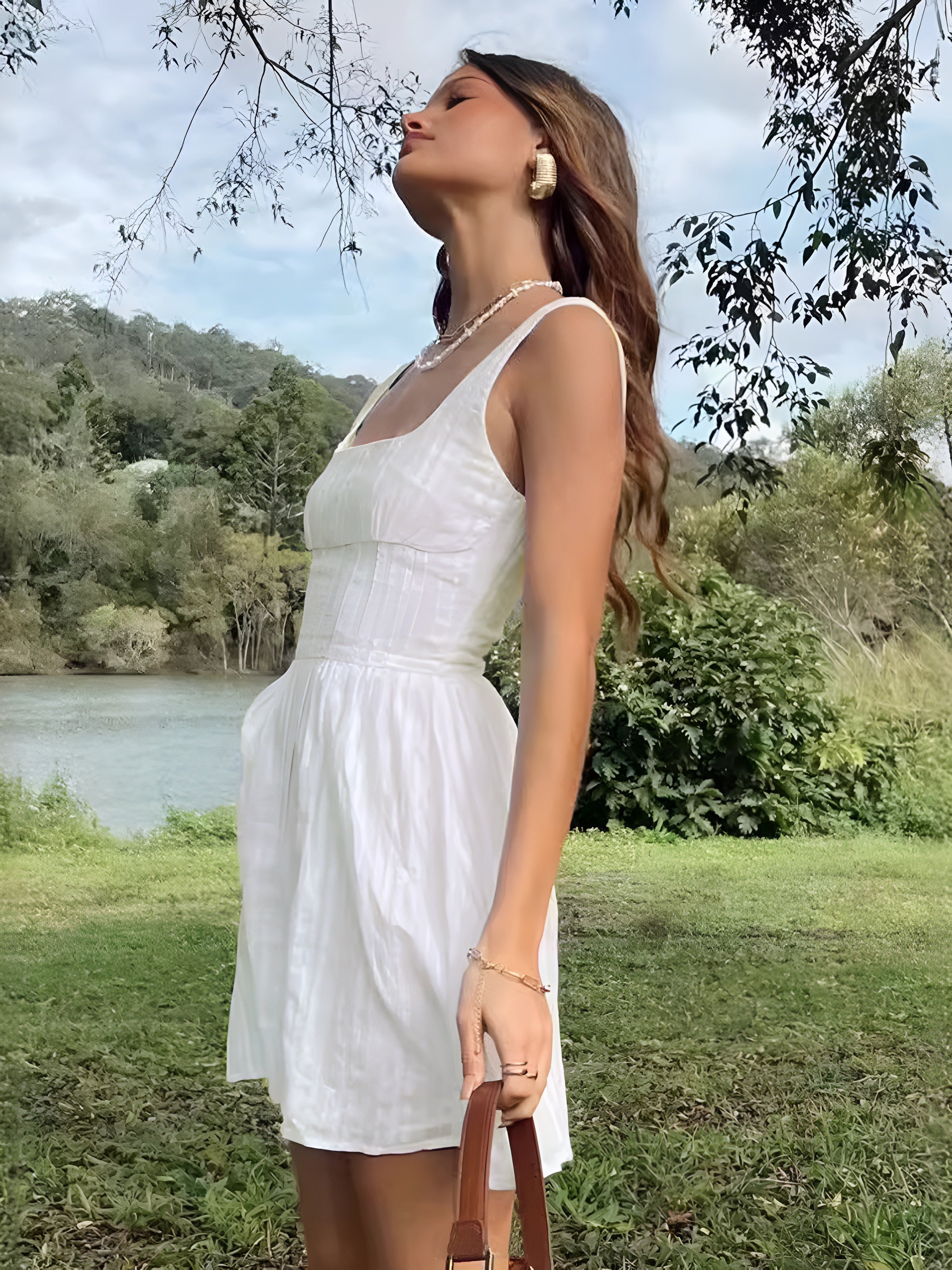 Carina | Romantisches Sommerkleid mit quadratischem Ausschnitt