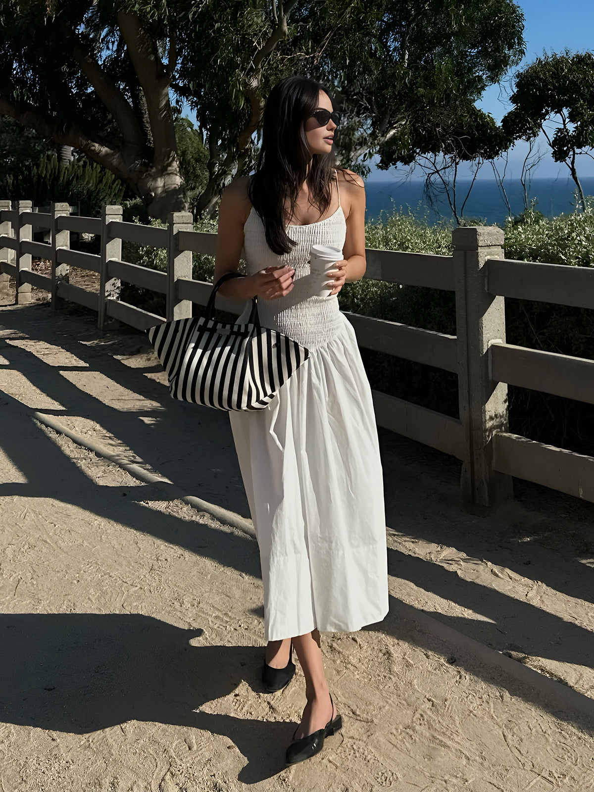 Leonie | Romantisches Midi-Kleid mit Raffung