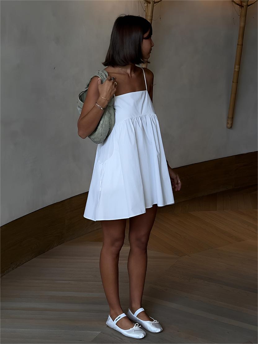 Serendipity | Kurzkleid mit Kordelzug und Taschen