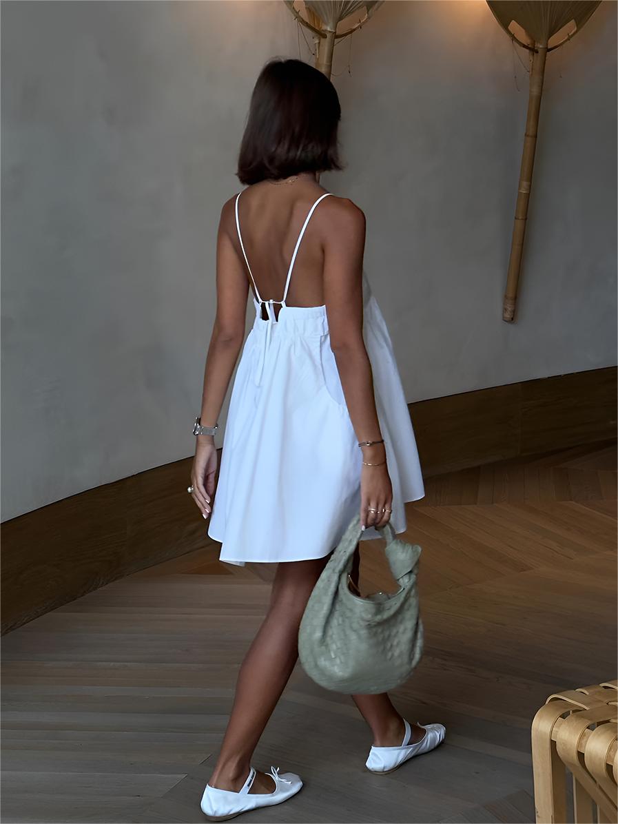 Serendipity | Kurzkleid mit Kordelzug und Taschen