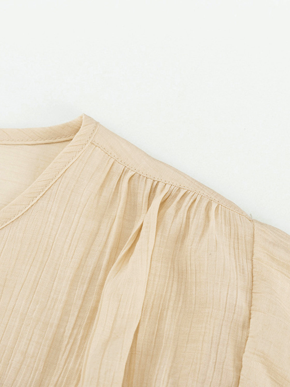 Sommerlook | Santorini Texturiertes Zweiteiliges Shorts Set