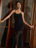 Anna | Asymmetrisches Maxikleid mit tiefem Ausschnitt