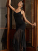 Anna | Asymmetrisches Maxikleid mit tiefem Ausschnitt