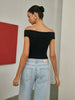 Clara | Basic-Off-Shoulder-Strick-Top
