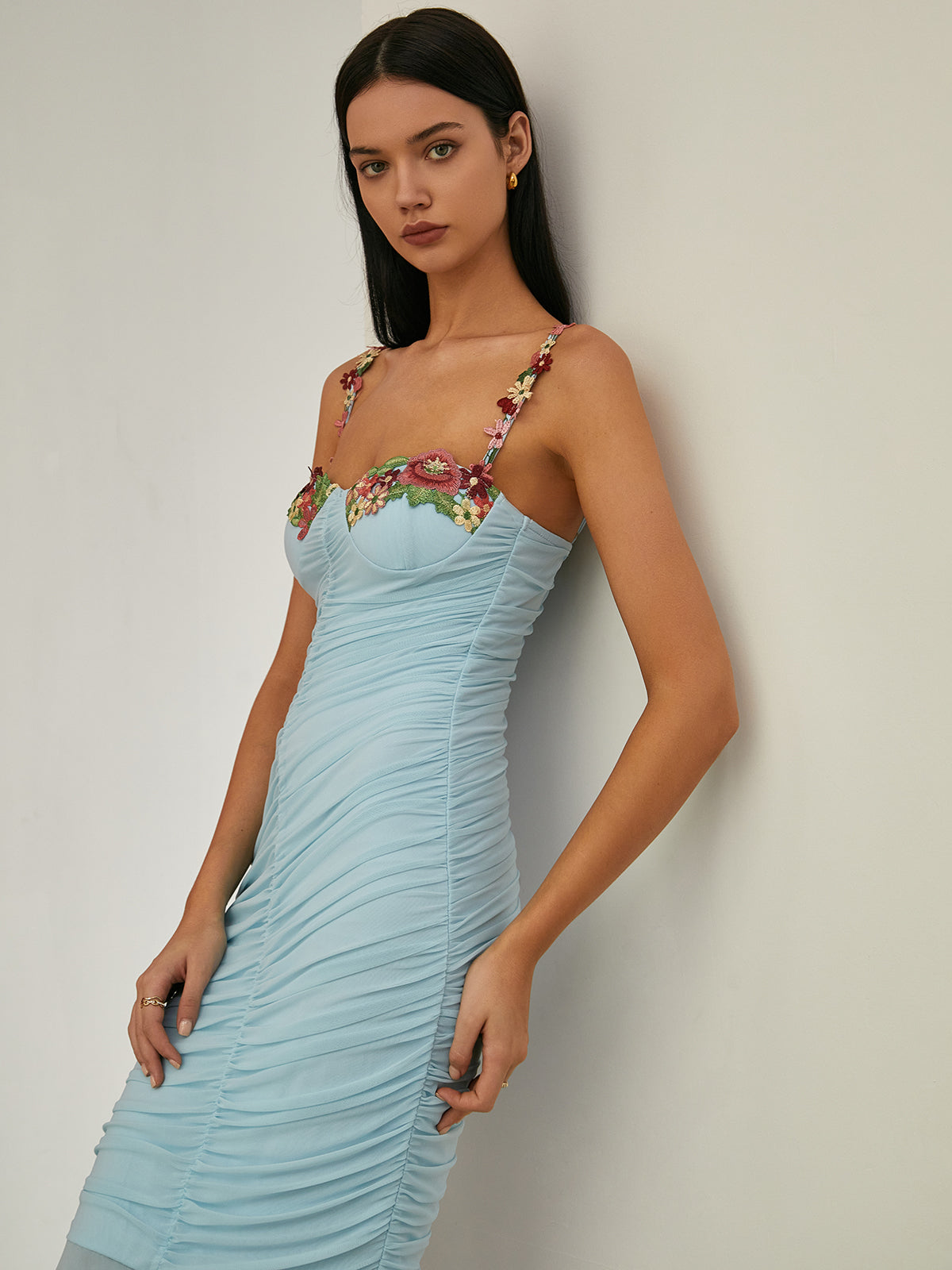 Klara | Elegantes Faltenrock-Mermaid-Kleid