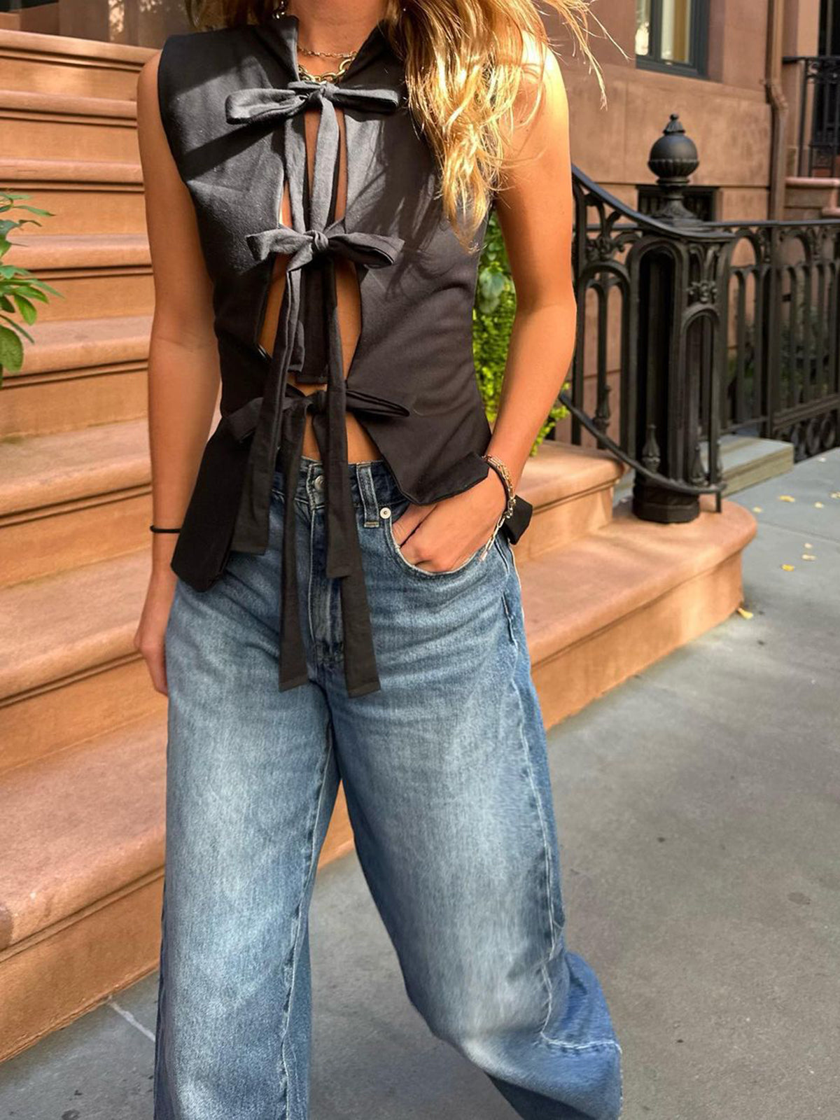 Lina | Vielseitiges Knoten-Top aus Baumwolle