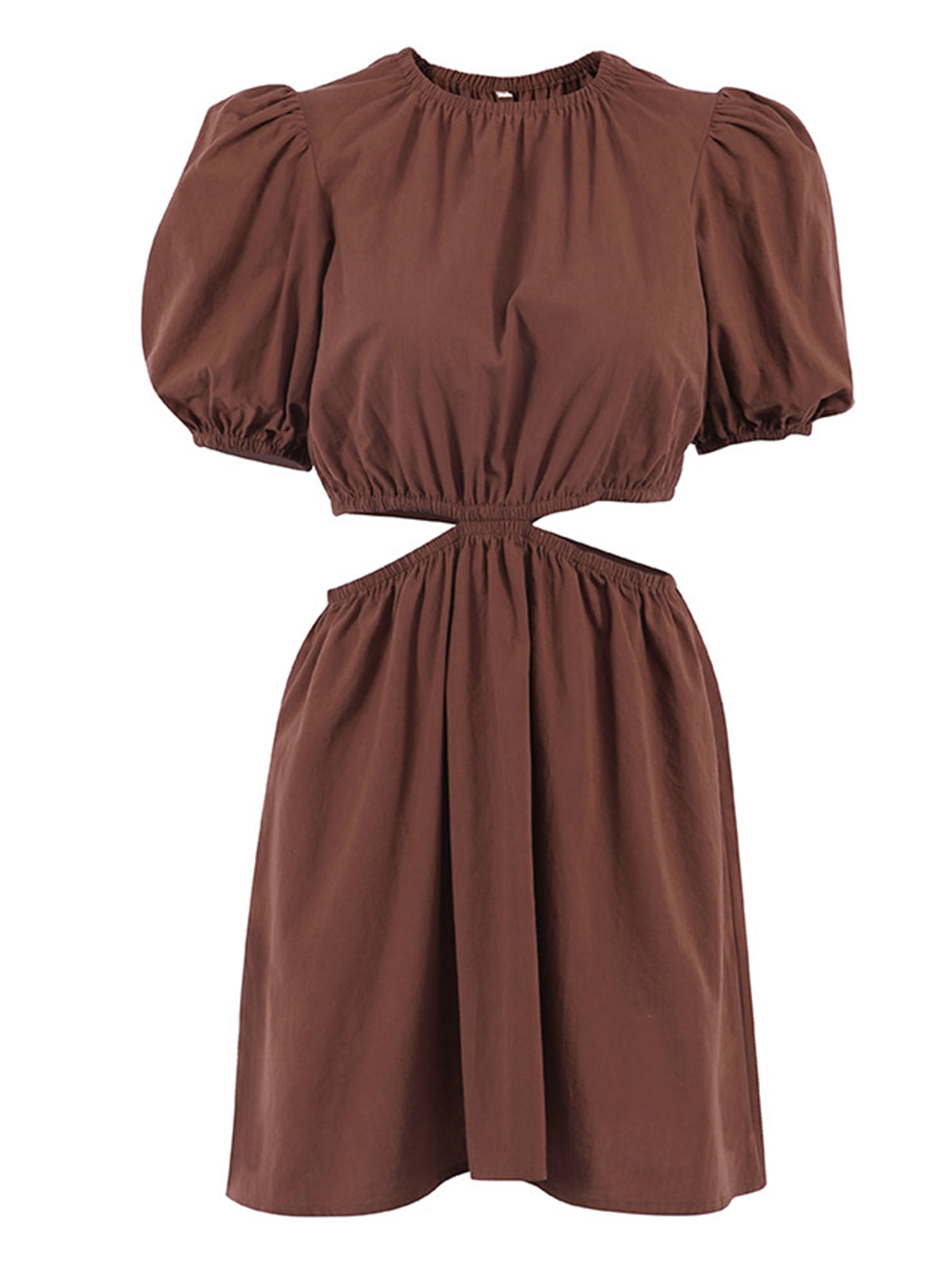 Emilia | Baumwollmischung Cutout Kurzkleid