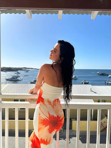 Clara | Florales Maxi-Kleid für den Urlaub