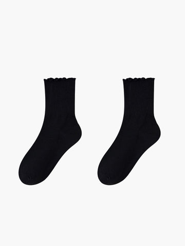 Clara | Trendige Socken mit Rüsche