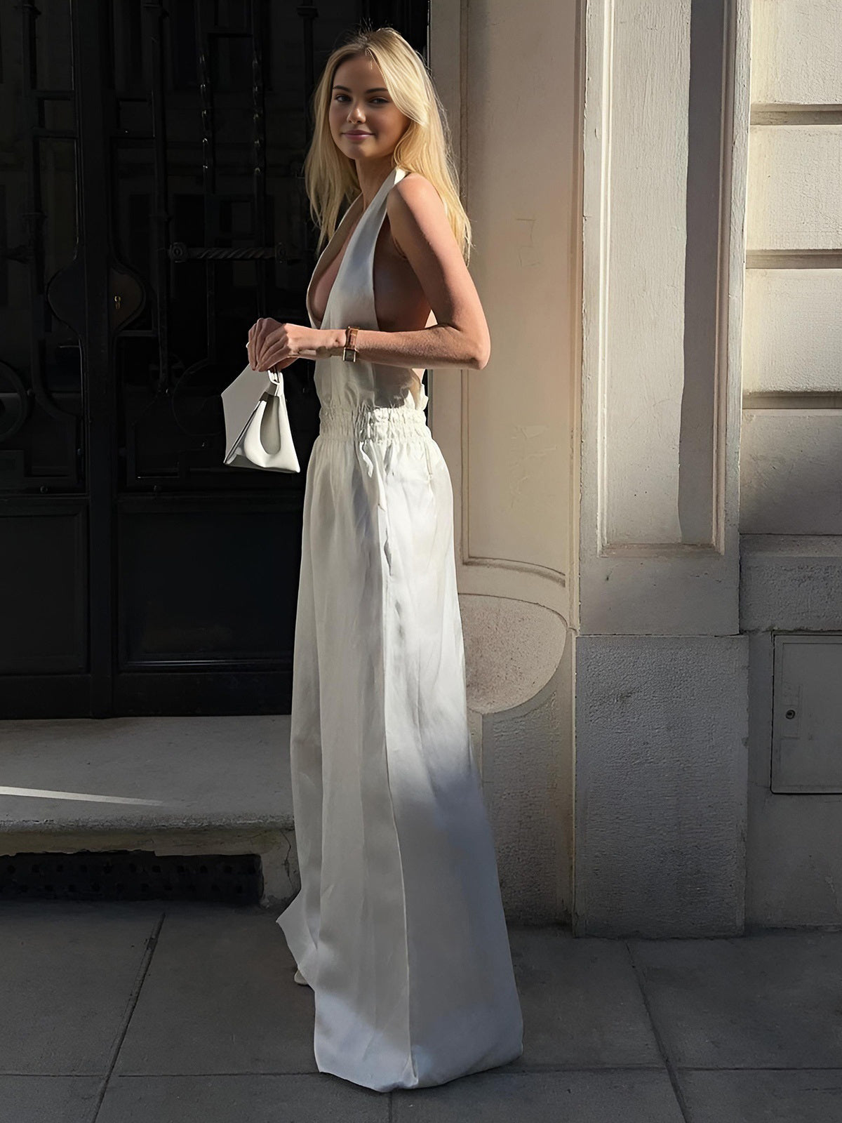 Clara | Eleganter Halter Jumpsuit