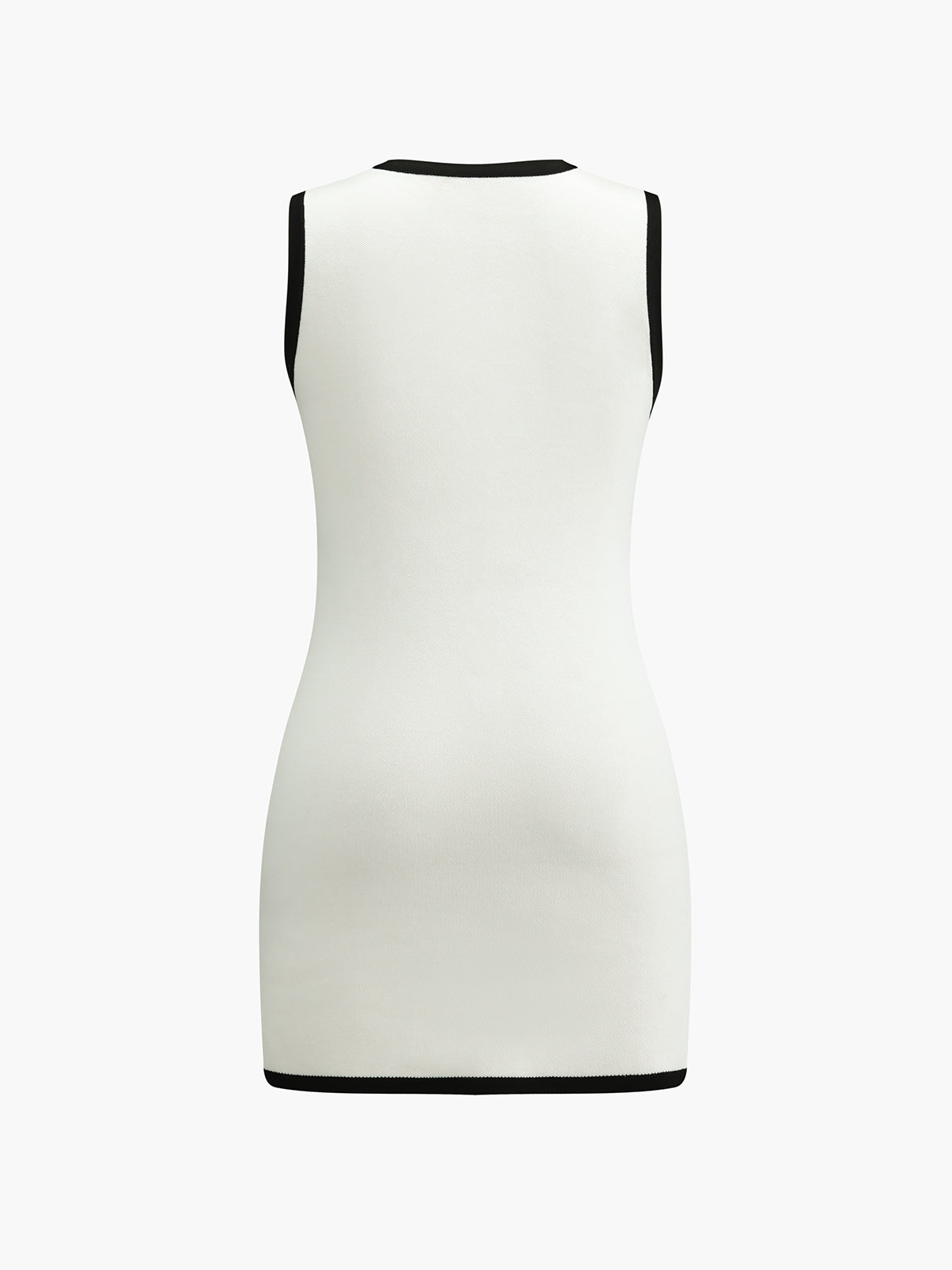 Clara | Ärmelloses Kurzkleid mit Taschen und Knöpfen