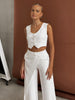 Anja | Elegantes Hosen-Set mit asymmetrischem Schnitt