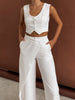 Anja | Elegantes Hosen-Set mit asymmetrischem Schnitt