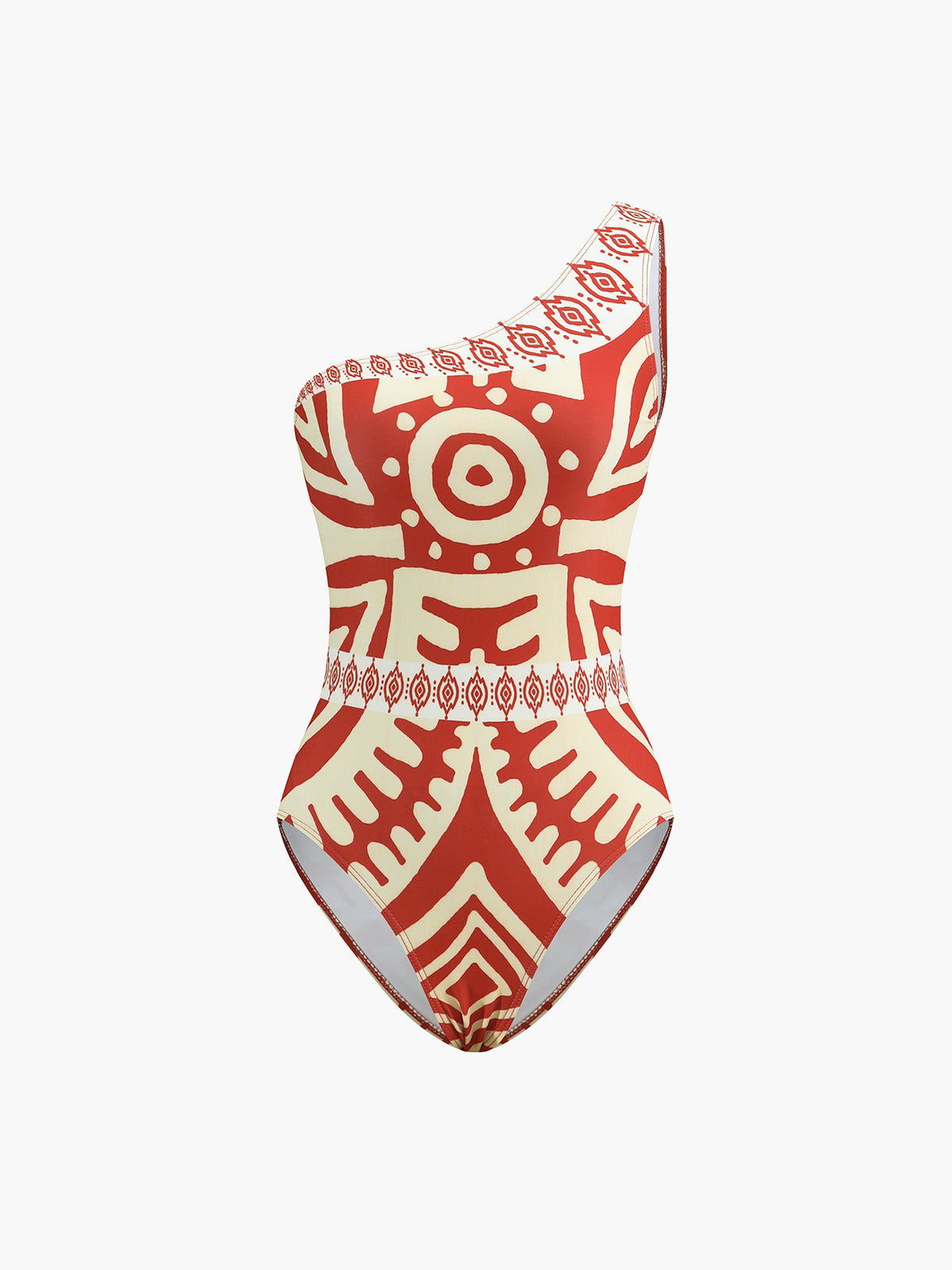 Lisa | Tropischer Print Badeanzug