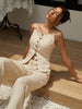 Charlotte | Baumwoll- und Leinen-Camisole mit geraden Hosen Set