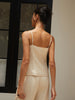 Charlotte | Baumwoll- und Leinen-Camisole mit geraden Hosen Set