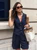 Clara | Bequemes Baumwoll-Shorts Set mit Taschen