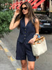 Clara | Bequemes Baumwoll-Shorts Set mit Taschen