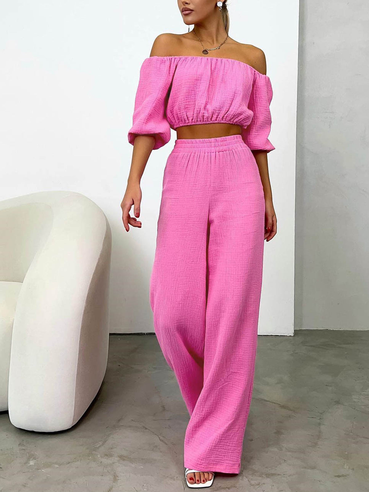 Tim | Bequemes Baumwollmischungs-Hosen-Set