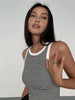 Anja | Gestreiftes Crew Neck Tanktop