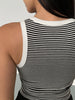 Anja | Gestreiftes Crew Neck Tanktop