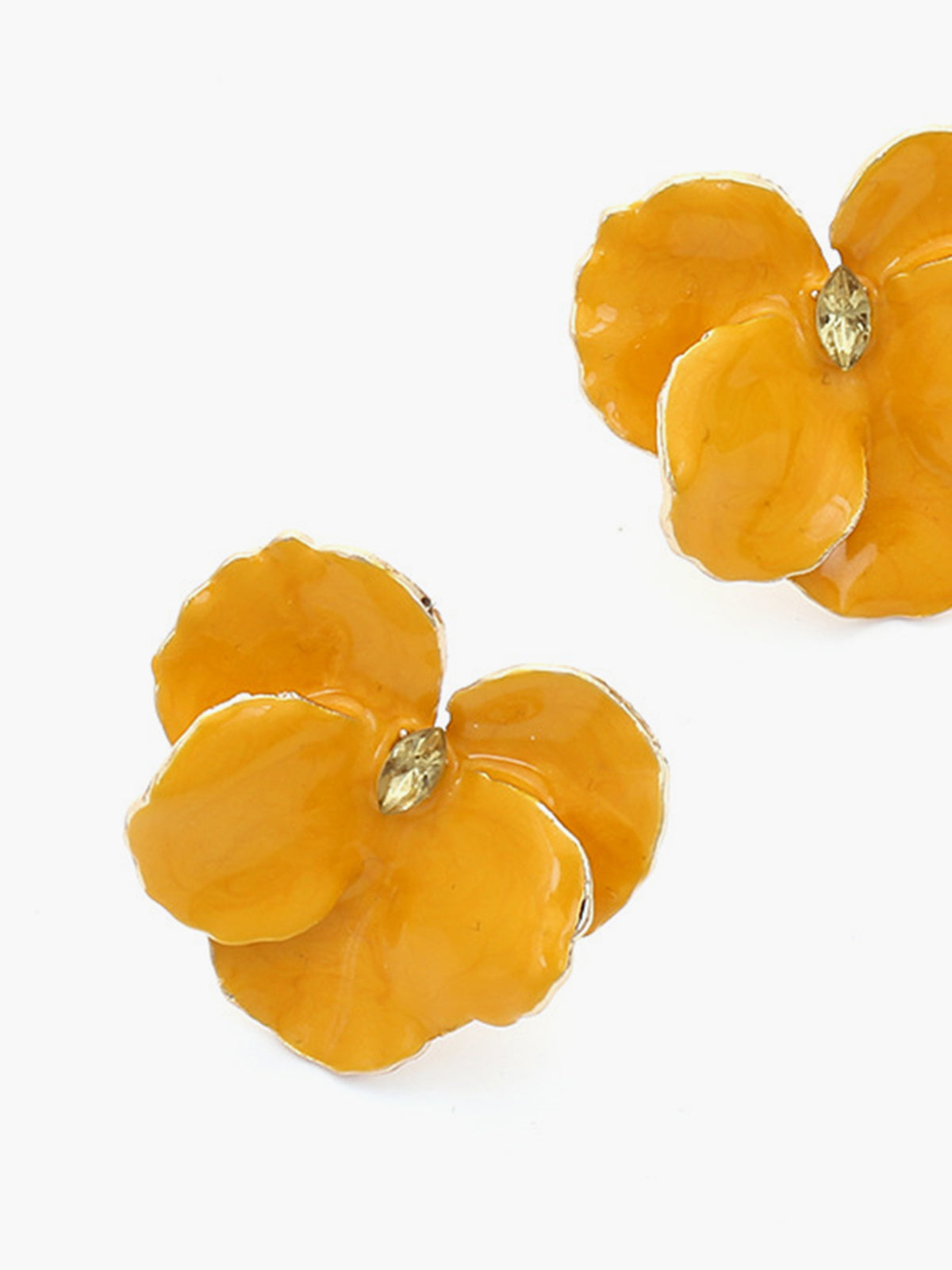 Clara | Funkelnde Blumenohrringe mit Rhinestones