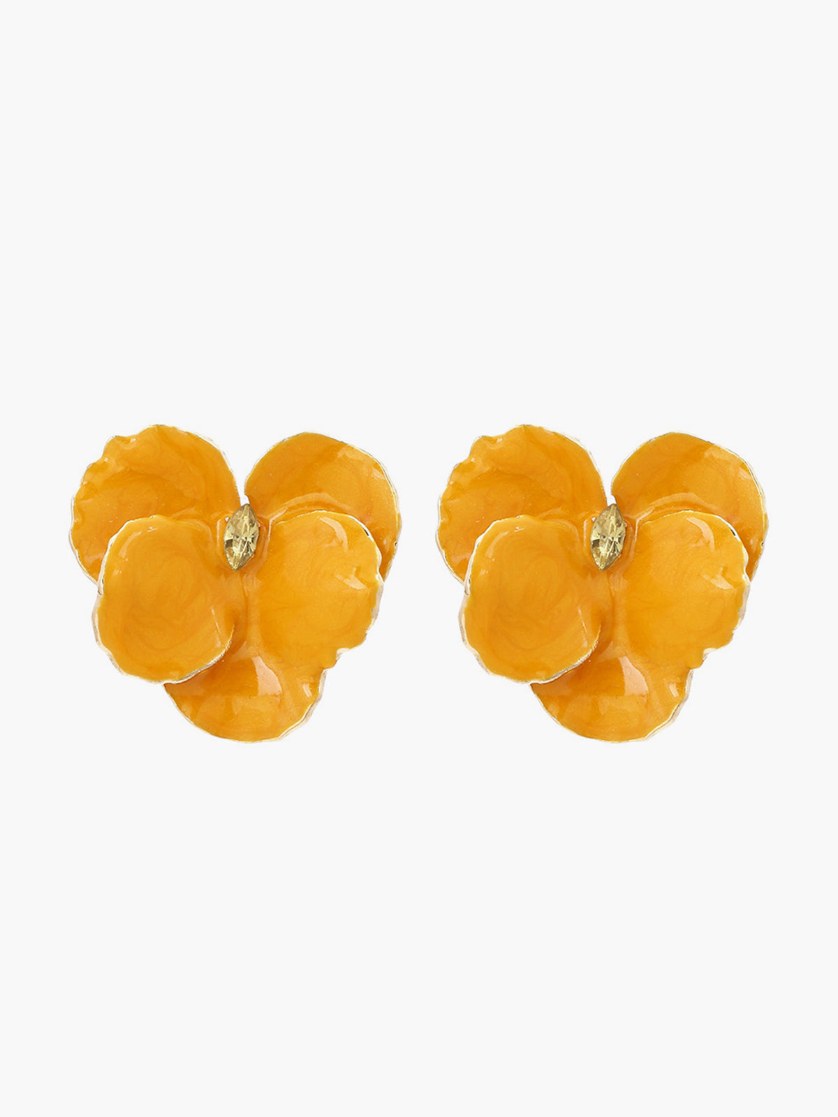 Clara | Funkelnde Blumenohrringe mit Rhinestones