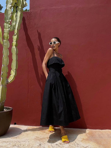 Clara | Elegantes Cami-Kleid mit Gürtel